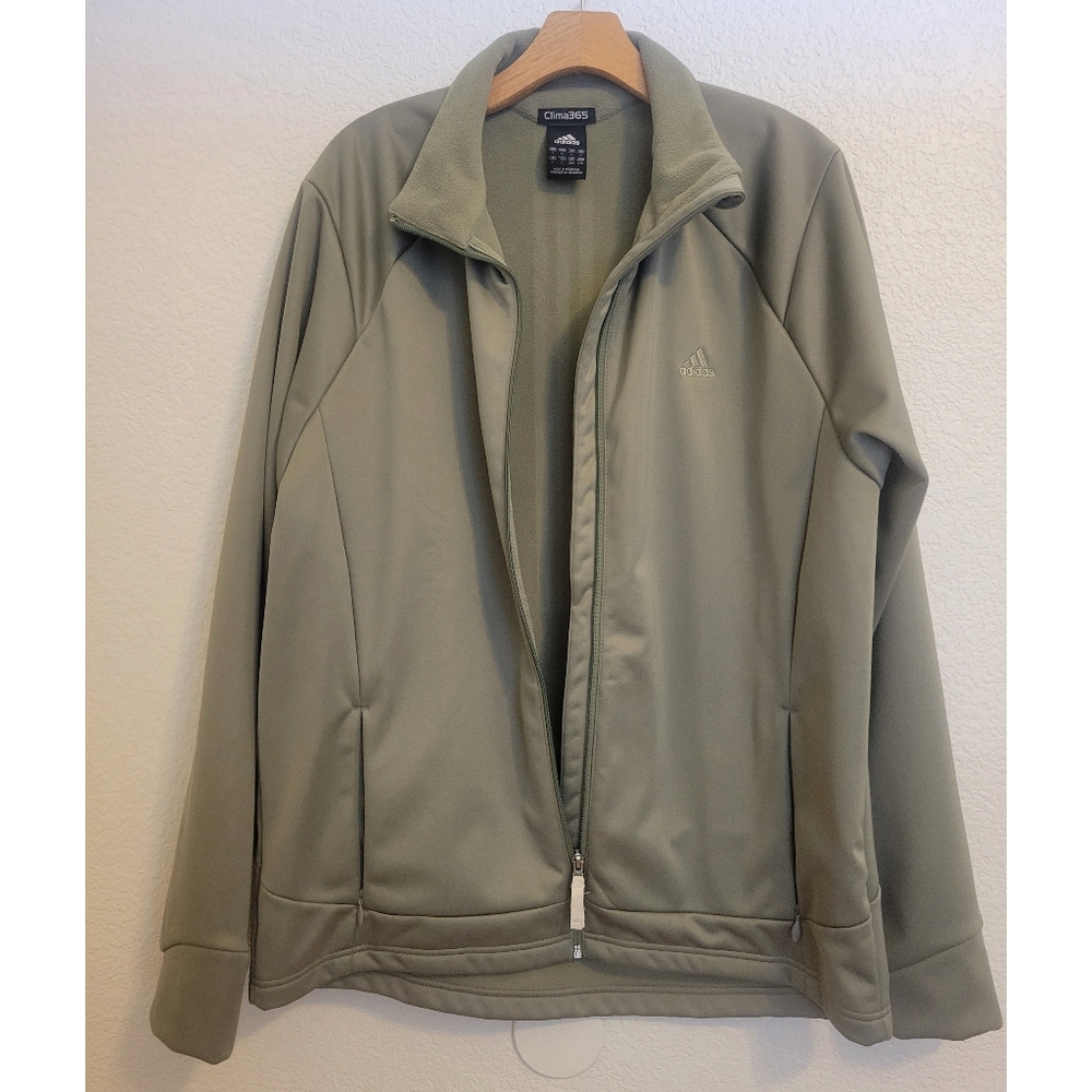 Adidas Men's Tan Jacket Size L CLIMA 365